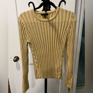 Banana republic, golden yellow sweater